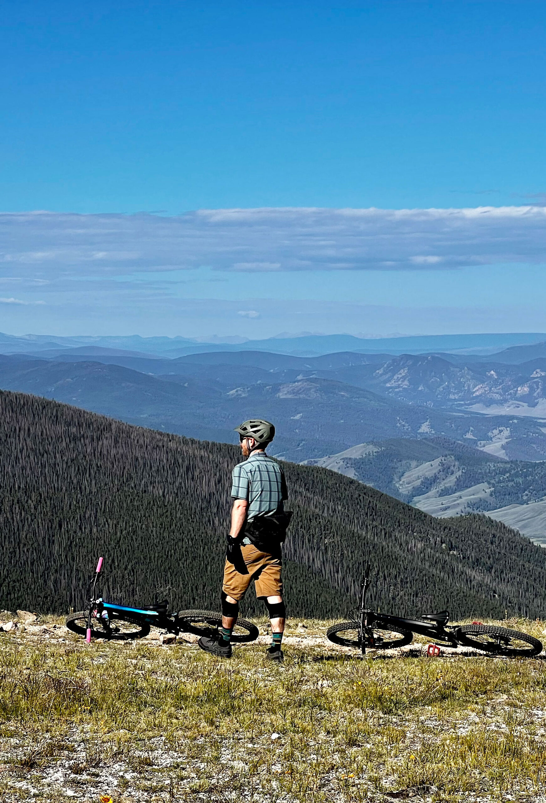 Mountain biker