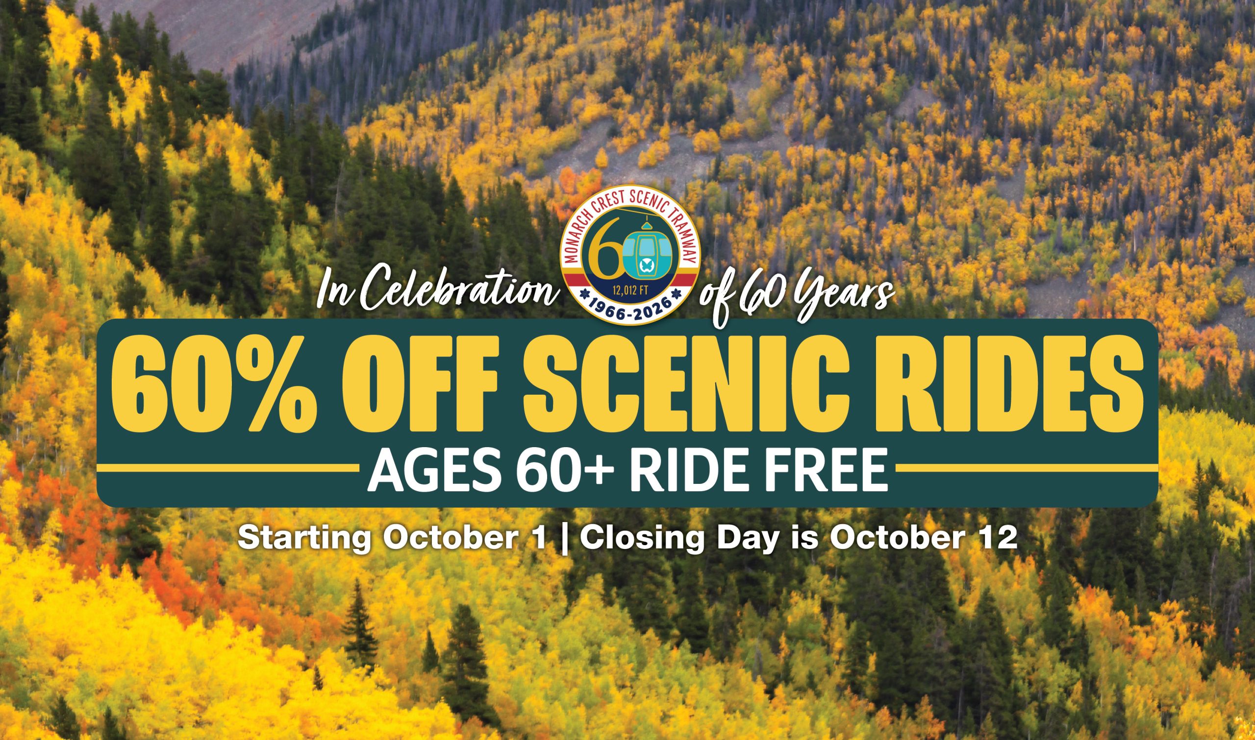 60% Off Scenic Rides
